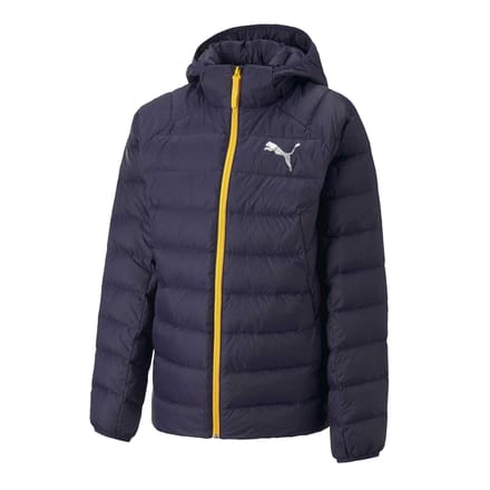 Puma Kinderjas met capuchon en logo (Marine)