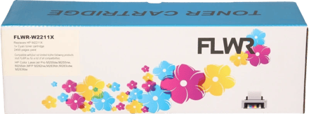 FLWR HP 207X cyaan (Compatible XXL)