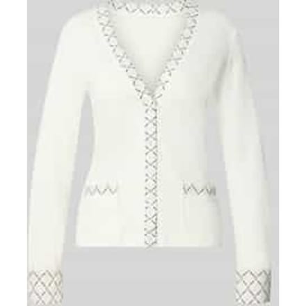 Vest met V-hals en knoopsluiting