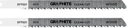 GRAPHITE Serie - Decoupeerzaagblad - 10 TPI - HCS - Omgekeerde Tanding