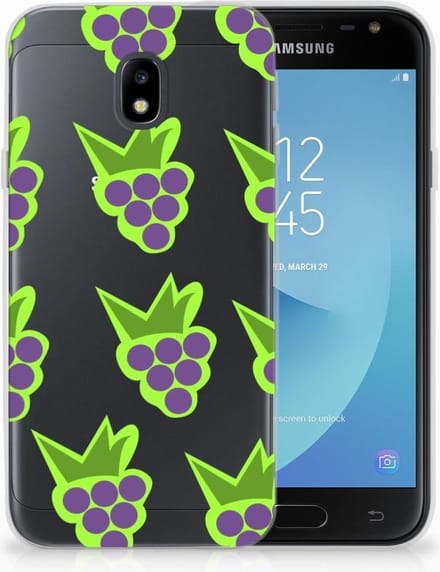 Samsung Galaxy J3 2017 Siliconen Case Druiven