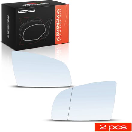 Frankberg 2x Spiegelglas Buitenspiegel Voor voor Audi A4 Avant 8E5