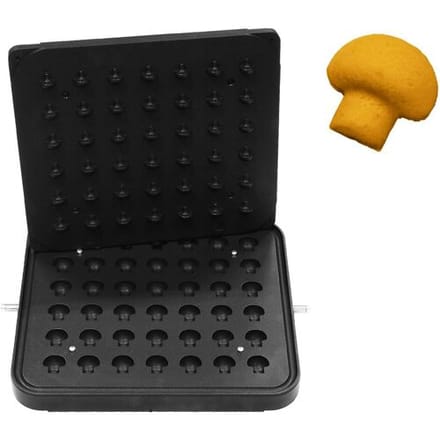 GGM Gastro Platten für Tartelette-Maschine TMPIC - Form: 42x Pilz - 30x30mm