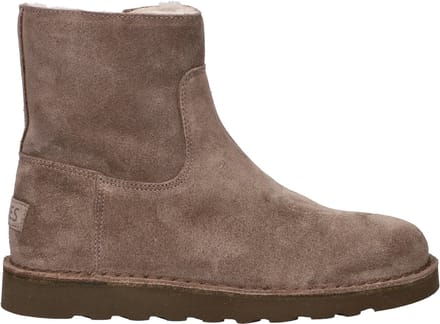 Shabbies Amsterdam - Palissa Mia Zip Suède Taupe - Maat 38