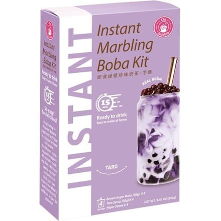 O's Bubble Instant Boba Taro Bubble Tea - 240 g