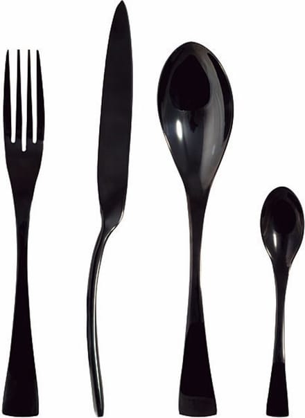 Infinity Chef - Bestekset Zwart - Elegant Design - Duurzaam Materiaal
