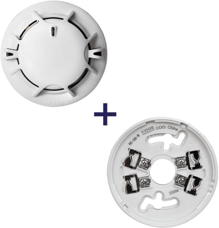 Aritech Kidde Optische Rook- en Hittemelder - Montagevoet - Sokkel - NC-DPM-W + NC-DB-W