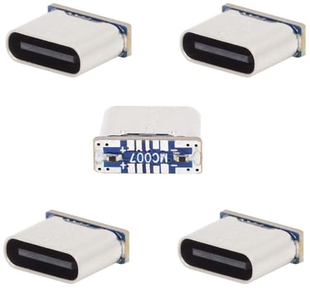 Dailygoods - 5 Pack USB C DIY Connector voor Soldeerprojecten
