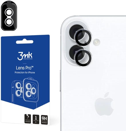 Apple iPhone 16/16 Plus - 3mk Lens Protection Pro Transparant