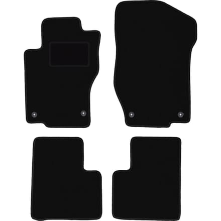 Zwarte veloursmatten voor: Mercedes GL I X164 SUV (2006-2012)