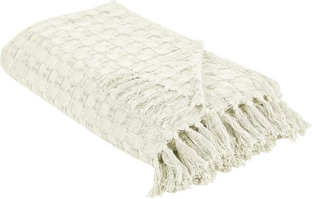 BERE - Bedsprei - Gebroken wit - 220 x 240 cm - Katoen