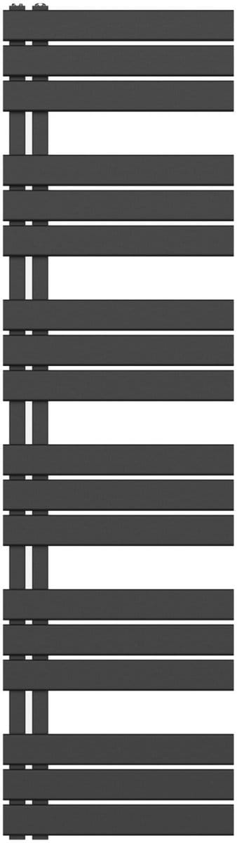 BELRAD Badkamer Radiator 1800x500mm Mat Zwart – Linkeraansluiting/Combi – 890W
