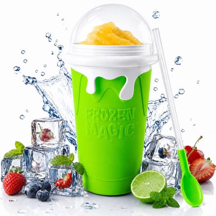 BOTC Slushy Maker - Slush puppy maker - Slushy Cup - BPA Free - IJscrusher - Groen