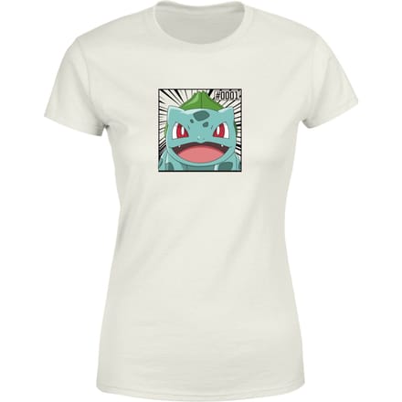 Pokémon Pokédex Bulbasaur #0001 Women's T-Shirt - Cream - XL