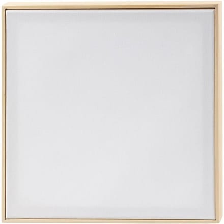 Creativ Company Stretched Schilderdoek met Frame Formaat 30x30 cm 280 g Wit 10 pc/ 1 pack