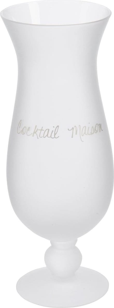 J-line Cocktailglas Hurricane Cocktail Maison Glas Mat 8X8X21Cm - 6 stuks