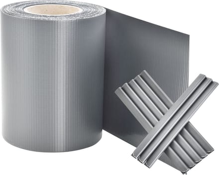 PVC Privacystrip - 1 stuk - Grijs