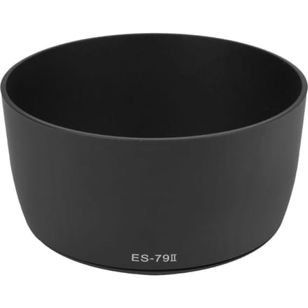 ES-79II Camera Mount Zonnekap voor Canon EF 85mm f 1.2L USM Lens black