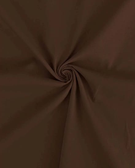 Poplin Katoen Uni Stof per Meter – Bruin – Glad & Stevig – 100% Katoen – Voor Kleding & Decoratie