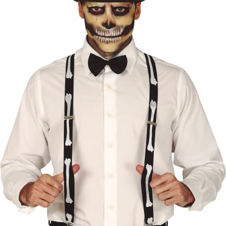Fiestas Guirca - Bretels - Skeleton - Halloween - Halloween accessoires - Halloween verkleden