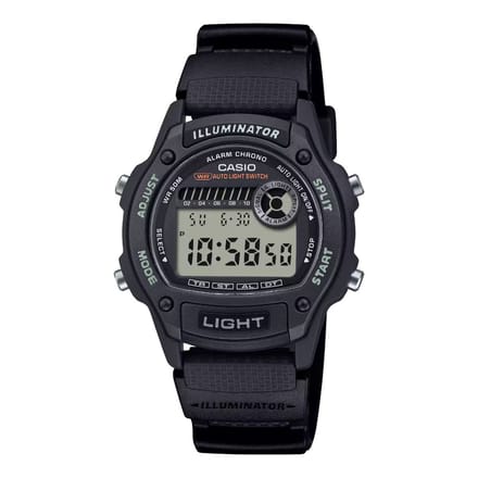 Casio Casio Collection W-220H-1AVEF Horloge - Kunststof - Zwart - Ø 36 mm