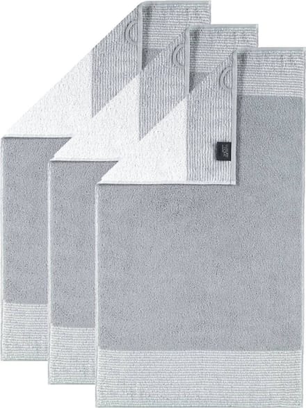 Cawoe Gastendoekje Luxury Home Two-Tone Een maat, 30x50 Set van 3