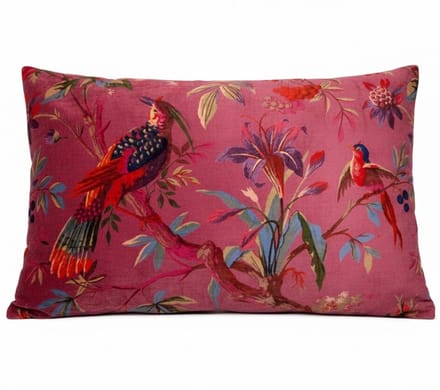 Imbarro Kussen - Paradise M Wine - 35 x 50 cm - 100 % katoen velvet