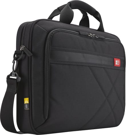 Notebook & Tablet Briefcase 15.6 inch - Zwart met Trolley Bevestiging