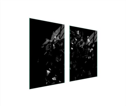 TMK ArtDeko - Snijplank - 65x52 cm - Afdekplaat - Zwart