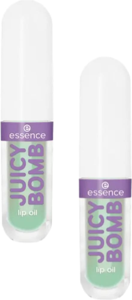 Essence Juicy Glow Juicy Bomb lip oil 04 Mint Magic | 2-pack