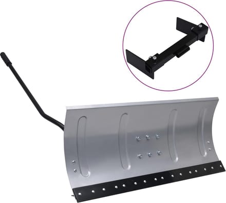 vidaXL - Sneeuwploeg - voor - gazonmaaier - met - adapter - 100 - cm