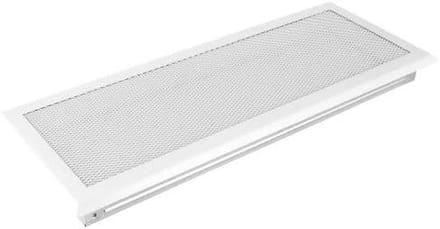Ventilatierooster - Luchtrooster Sierrooster - Luchtverdeling Optimaliseren - Modern Design - 16 x 45 cm - Wit