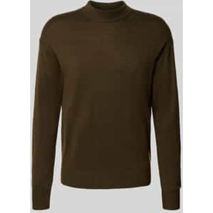 Gebreide pullover met ribboorden