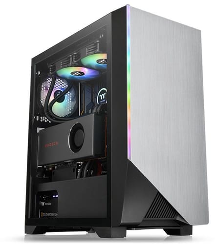 Thermaltake H550 TG ARGB Midi-tower PC-behuizing Zwart, Grijs