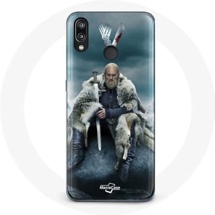Coque - MANIACASE - Huawei P20 Lite - Vikings - Ragnar Lothbrok - Gris gris