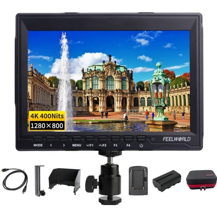 Feelworld FW759 7 Inch Camera Veldmonitor Videomonitor 1280 * 800 Vervanging voor Canon Nilkon blue