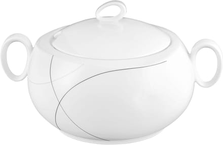 Kom met deksel - Opslag kom - Keuken opbergen - Magnetronbestendig - 32 liter - Wit