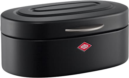 WESCO Single Elly Broodtrommel | 8,5 Liter | Metaal - Matzwart | Broodbewaardoos