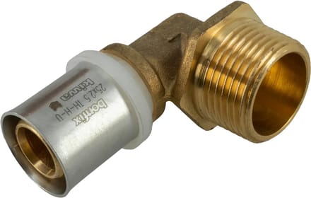 Bonfix Alu-pers kniekoppeling 1″ bu.dr. x 25 mm