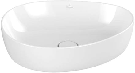 Villeroy & Boch Antao - Opzetwastafel, 40x51 cm, CeramicPlus, alpine wit 4A7351R1