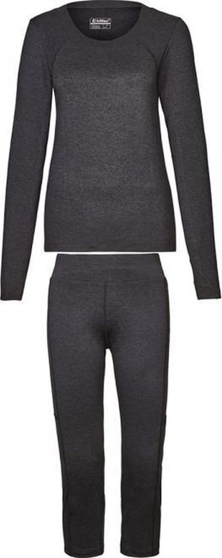 Killtec dames thermo ski-set Phylin zwart melange - maat 42