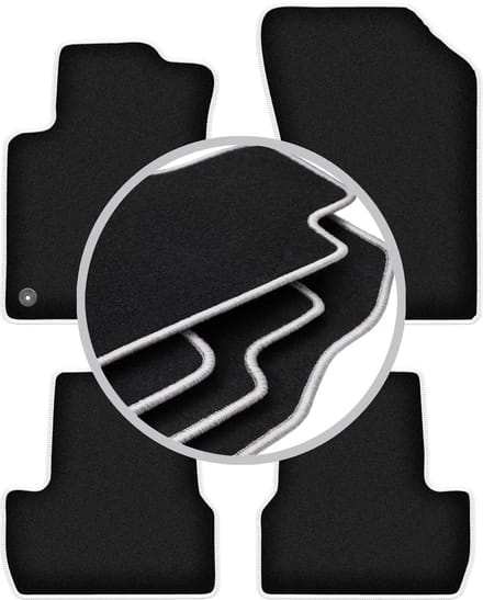CARLUX-SILVER automatten voor: Citroen C3 II hatchback (2009-2016)