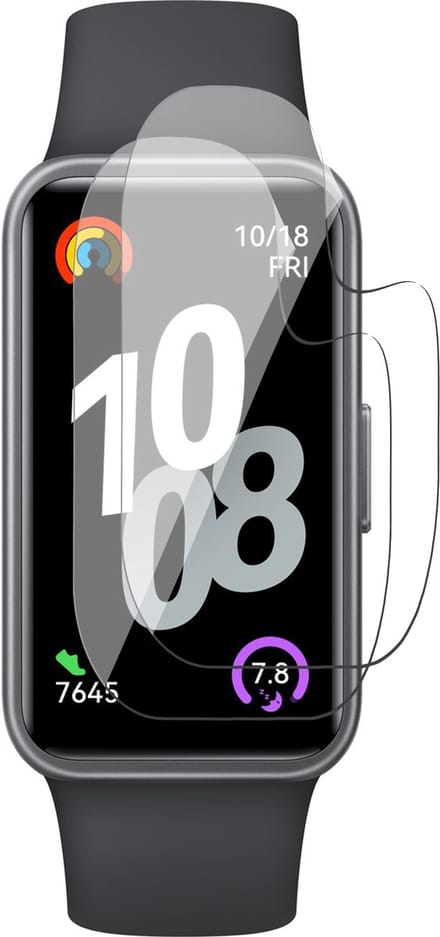 Screenprotector geschikt voor Huawei Band 10 - 2x FlexGuard Screen Protector