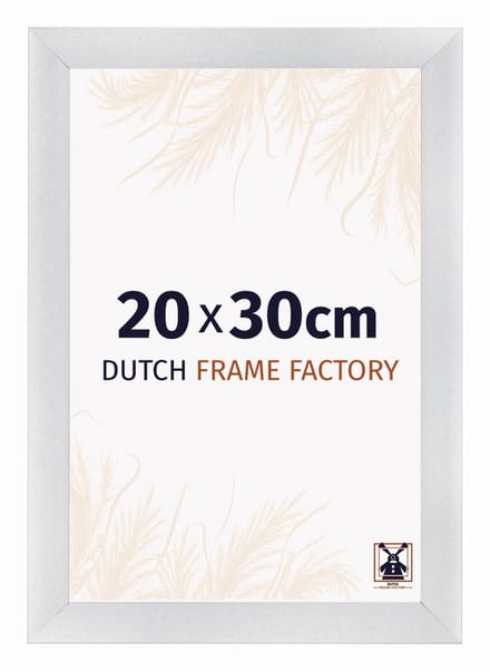Fotolijst 20x30 cm - MDF - Zilver Mat - Praag