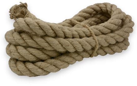 UNUS® Natuurvezel jutetouw gedraaid naturel 30mm 5m