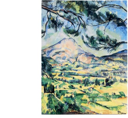 Lanzfeld Cézanne - Schetsboek Blanco - 36 Pagina's - Montagne Sainte-Victoire - Softcover