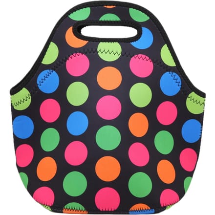 Geïsoleerde Thermische Lunchtas Waterdichte Neopreen Lunchbox Handtas voor Picknick CampingGroot Gekleurd