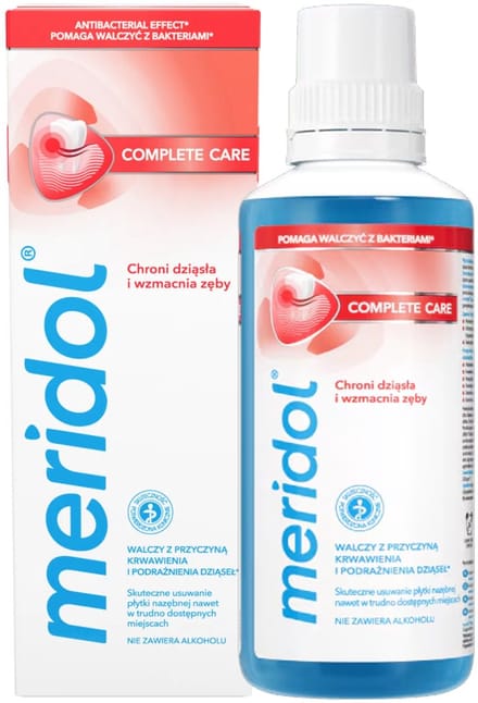 Meridol Complete Care – Mondspoeling – Antibacterieel – Frisse Adem – 400 ml