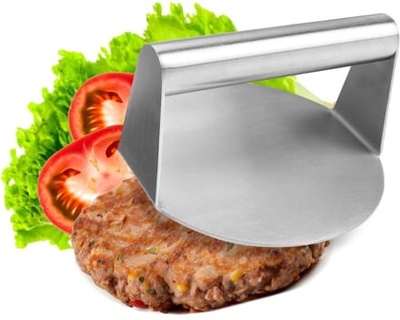 Burger Smasher - Grill Press - Gietijzeren Bakplaat
