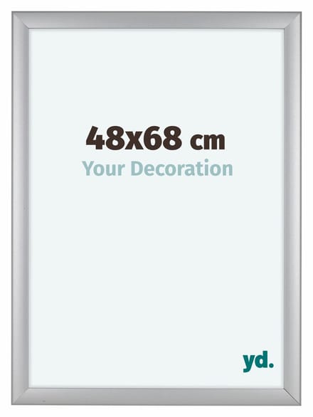Your Decoration - Fotolijst 48x68 cm - MDF - Zilver Mat - Como